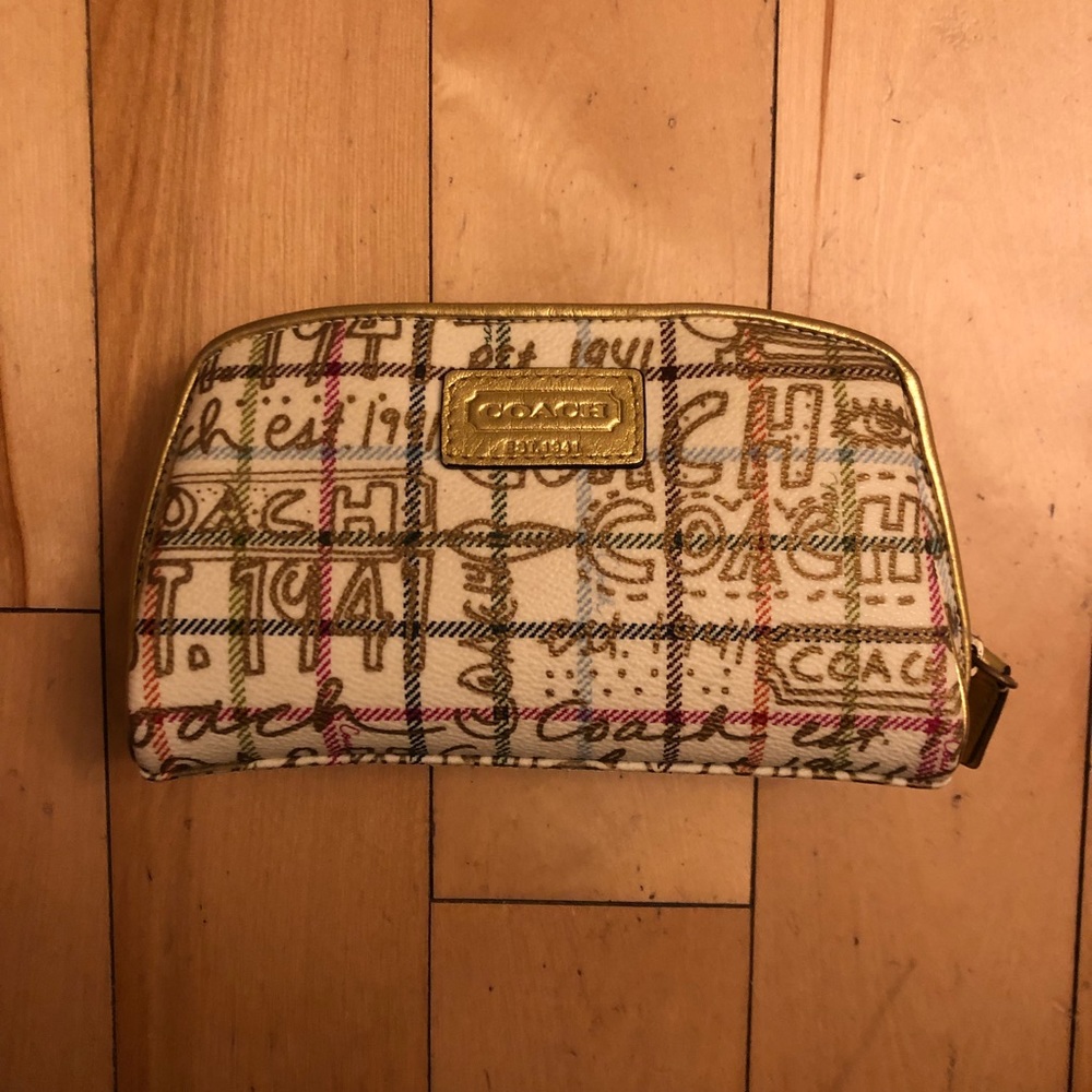 Coach cosmetic bag